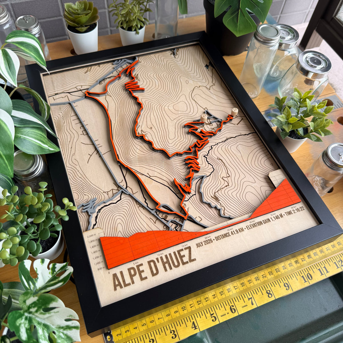 Custom Cycling Route Map