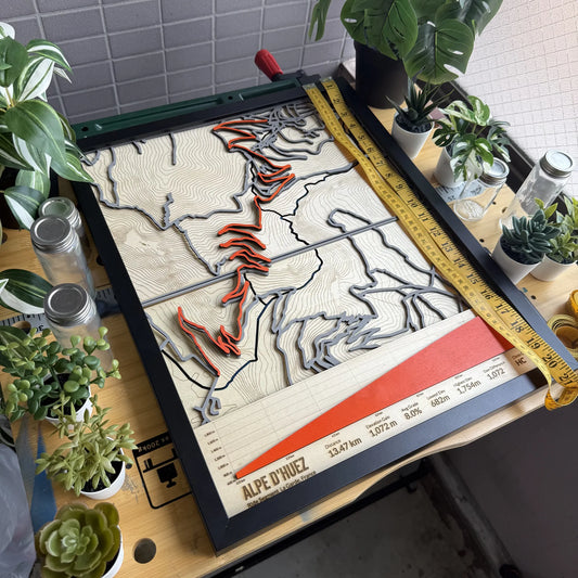 Custom Cycling Route Map