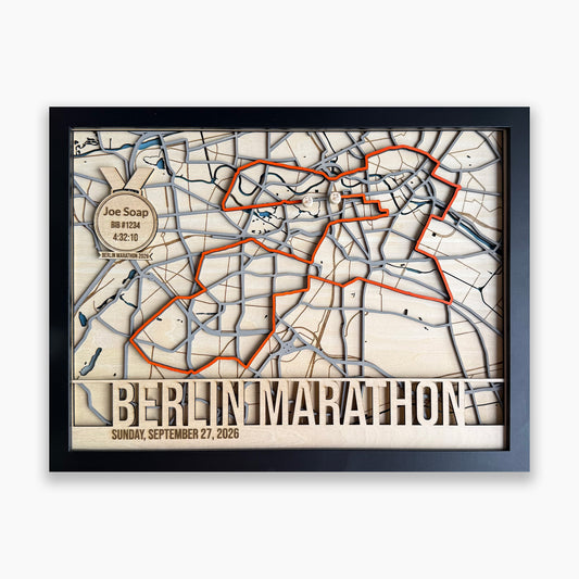 Custom Marathon Route Map