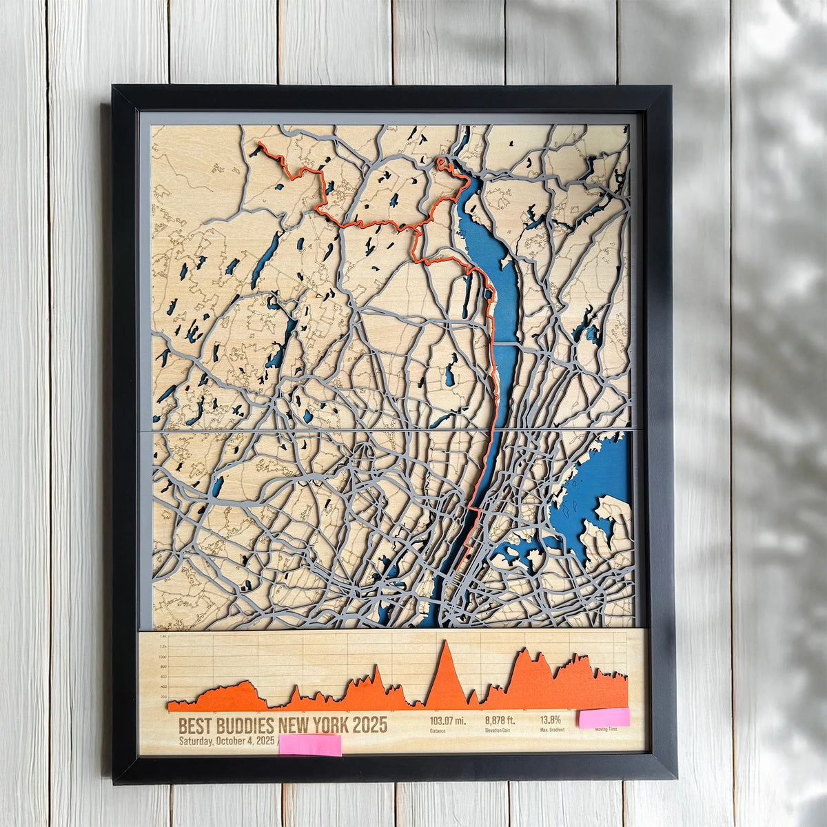 Custom Cycling Route Map