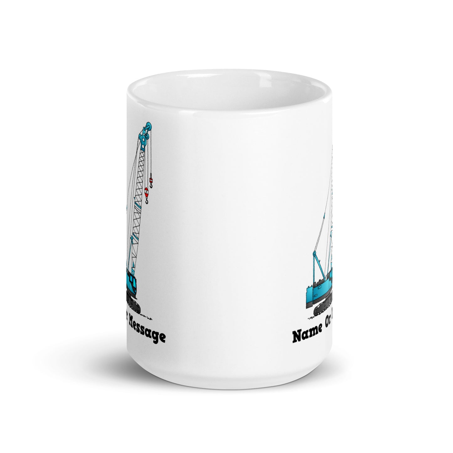Blue Crawler Crane Mug