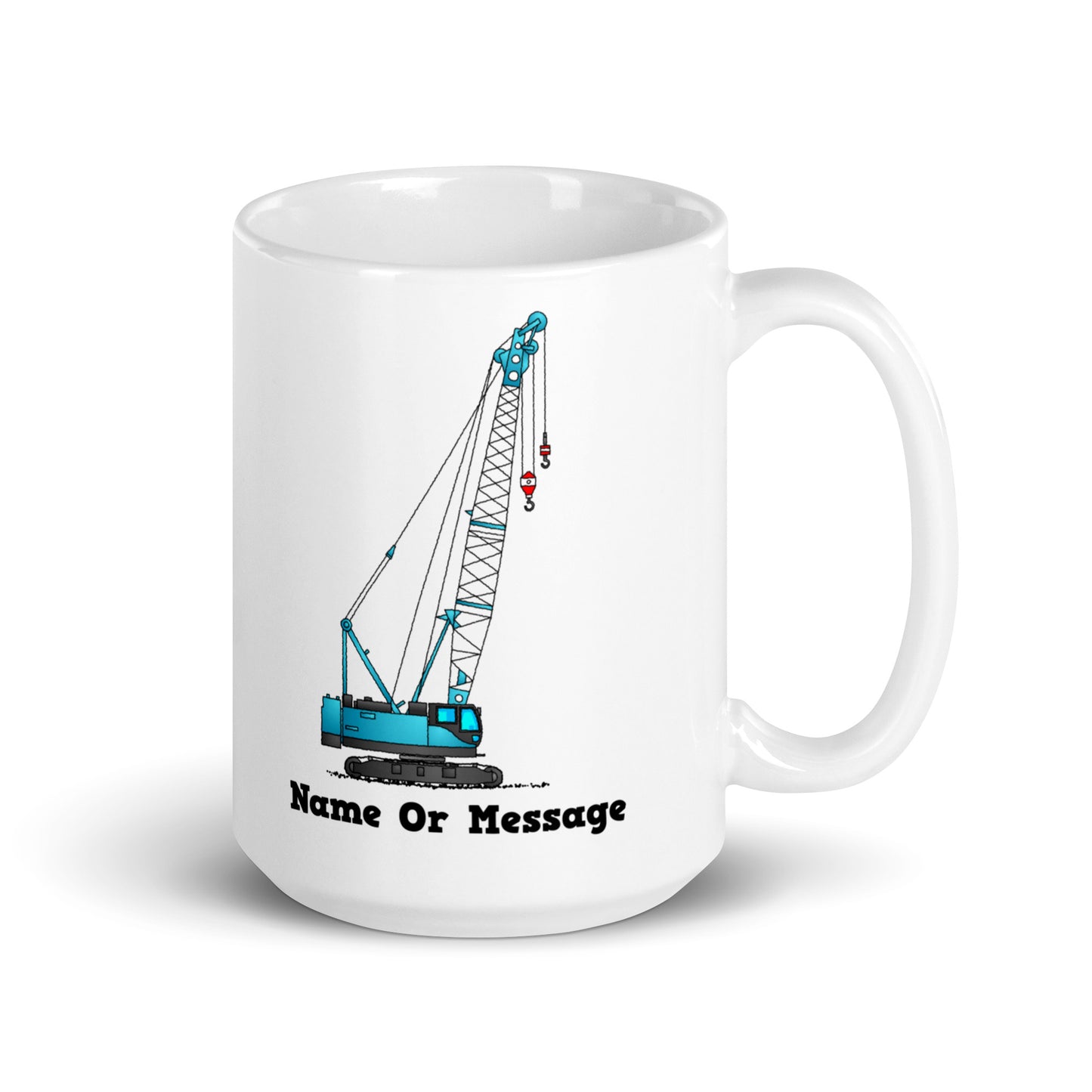 Blue Crawler Crane Mug