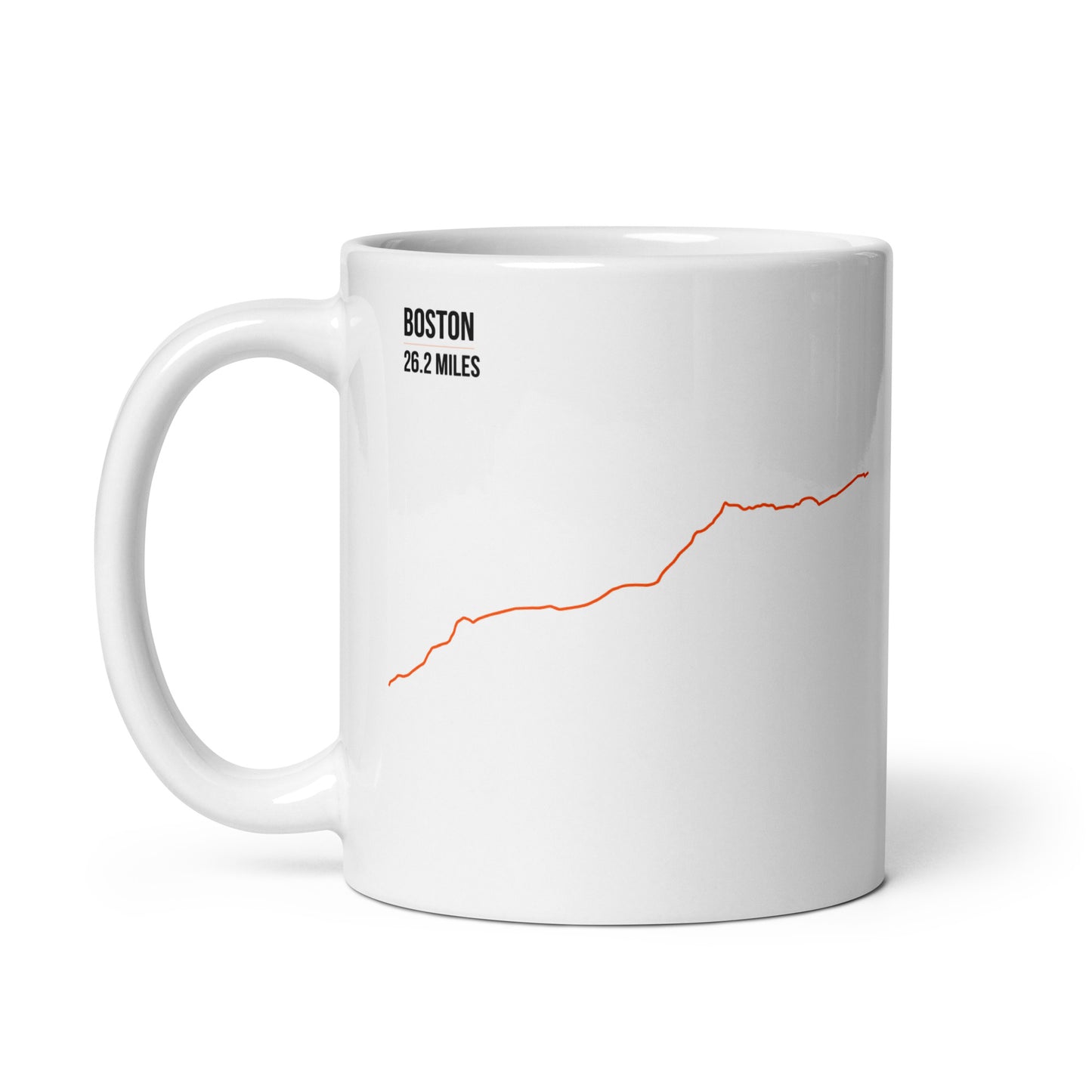 Boston 26.2 Miles – Running Route Coffee Mug