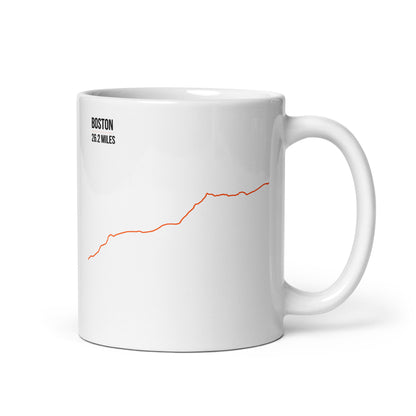 Boston 26.2 Miles – Running Route Coffee Mug