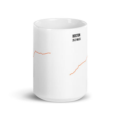 Boston 26.2 Miles – Running Route Coffee Mug