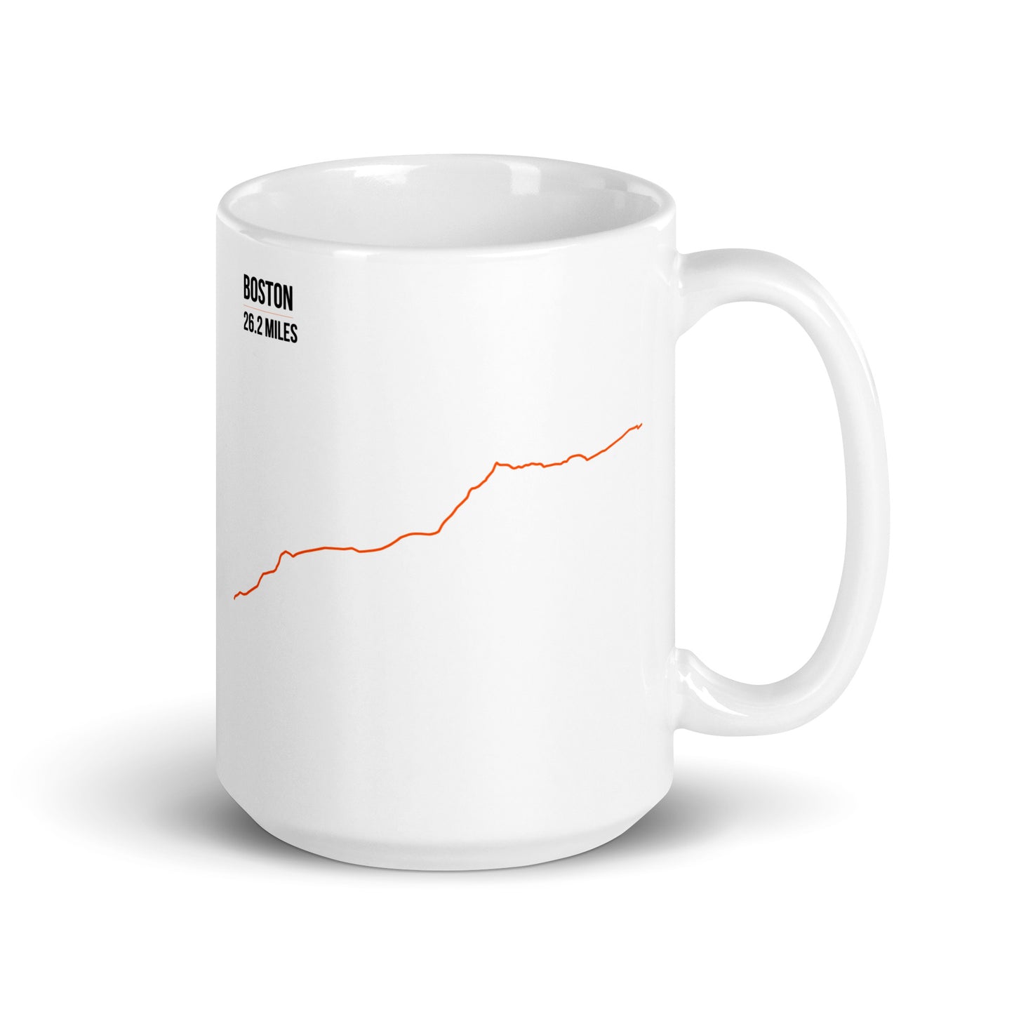 Boston 26.2 Miles – Running Route Coffee Mug