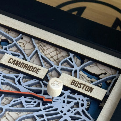 Boston Marathon Route Map