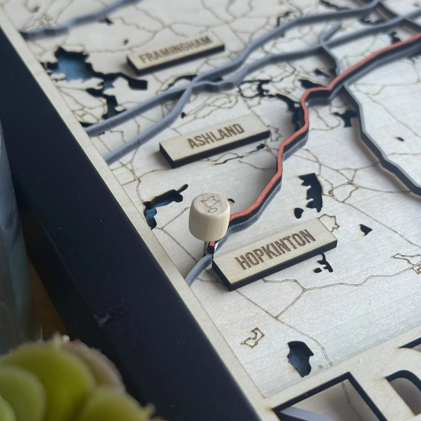 Boston Marathon Route Map