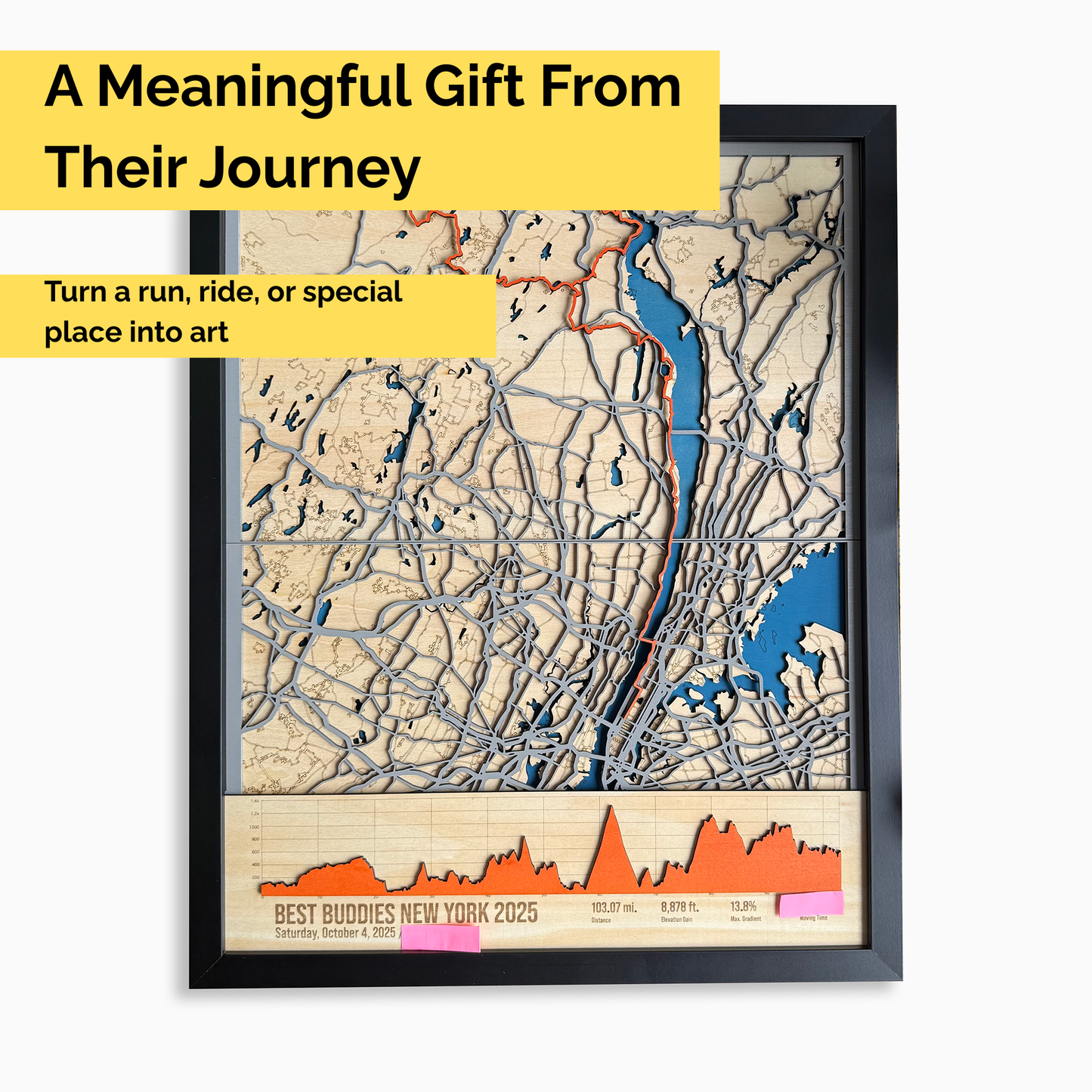 Custom Strava Route Map