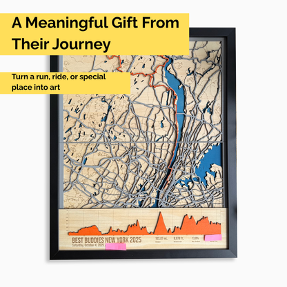 Custom Strava Route Map