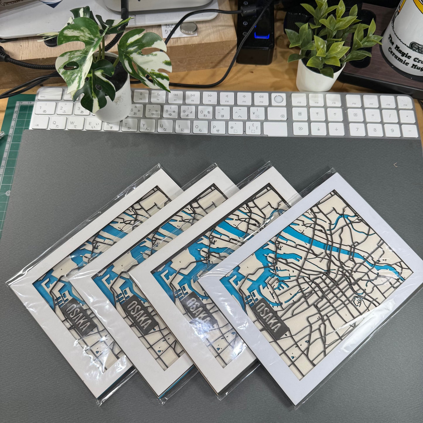 Custom Layered City Map | 5 × 7 Paper Art | Minimum Order 4