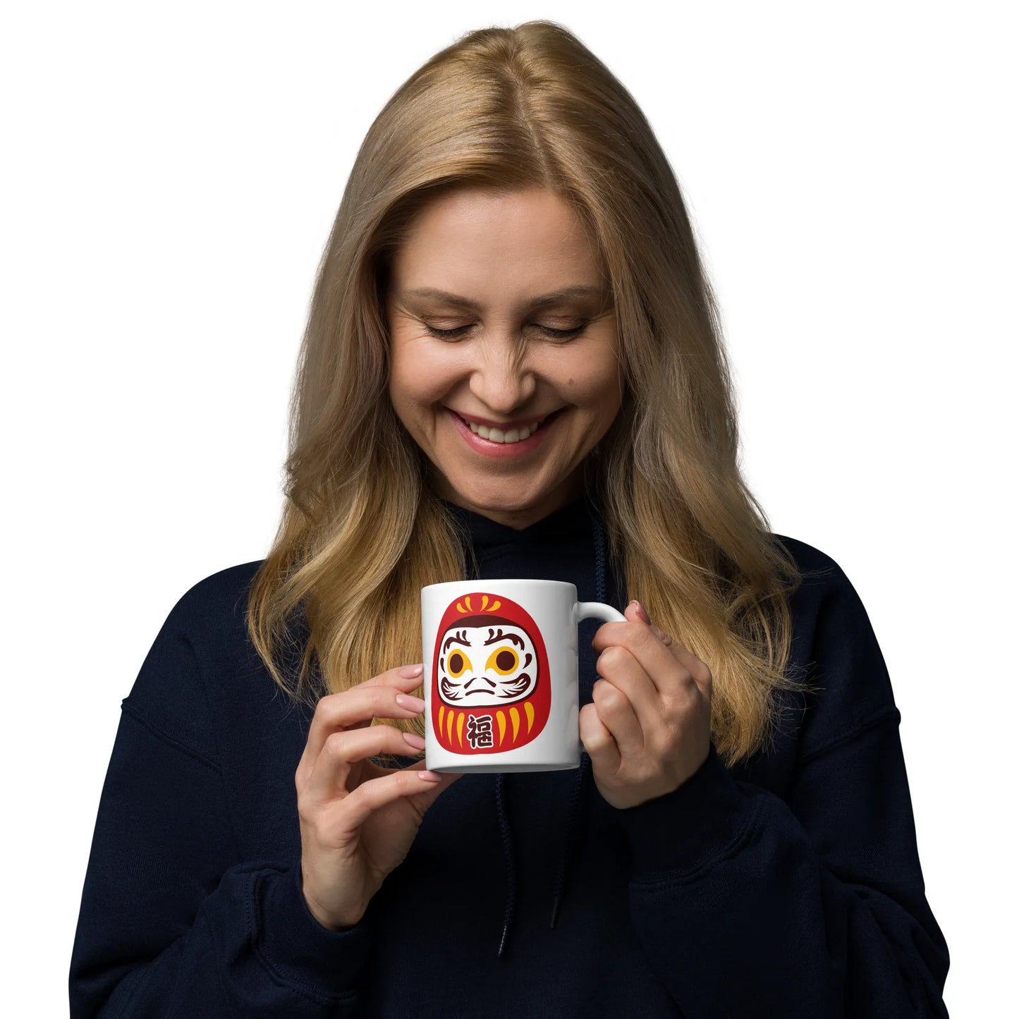 Daruma Mask Mug – Symbol of Perseverance & Luck