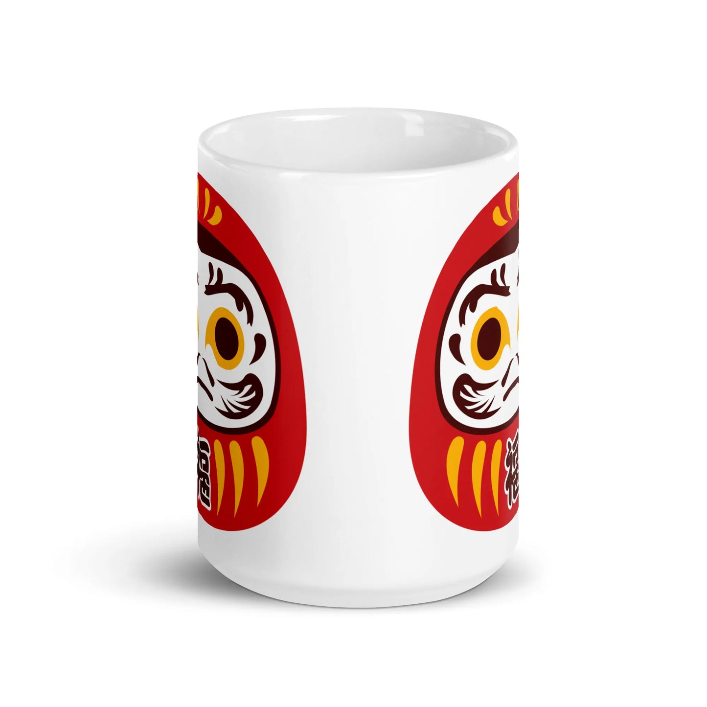 Daruma Mask Mug – Symbol of Perseverance & Luck