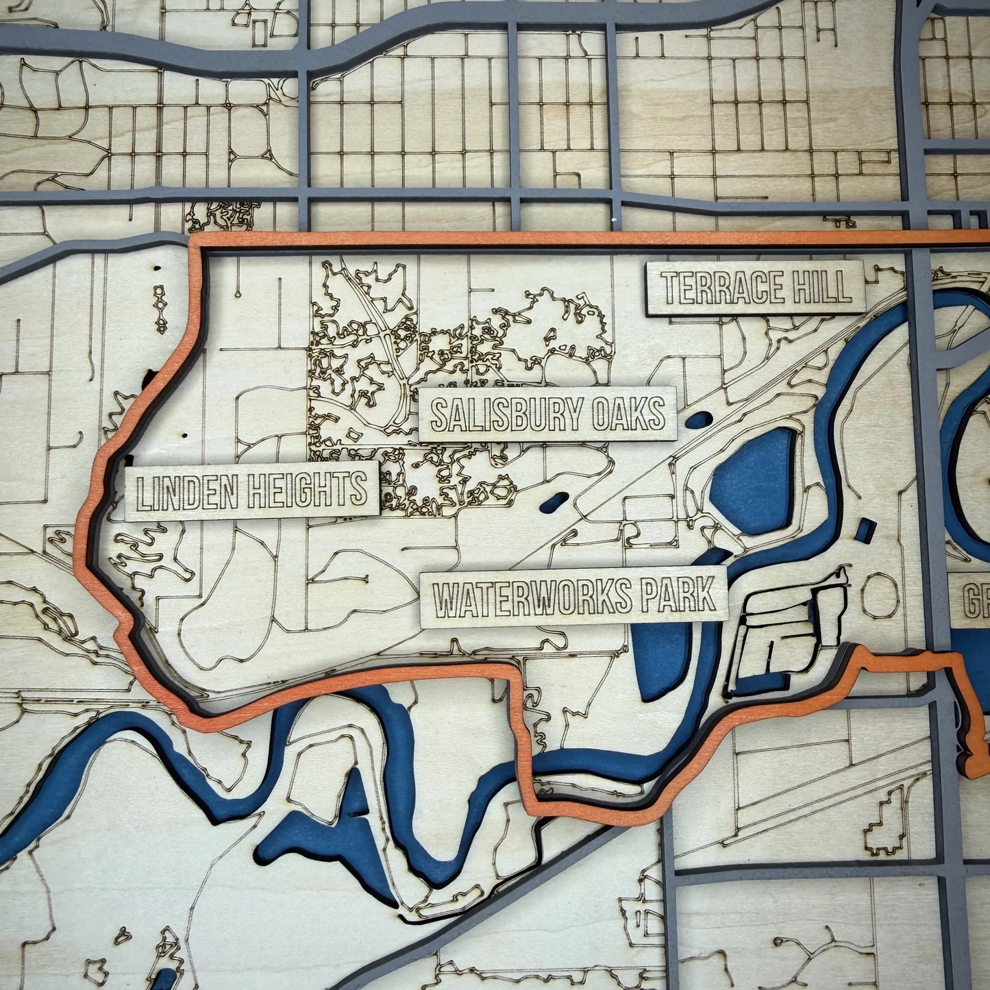 Des Moines IMT Half Marathon Course Map