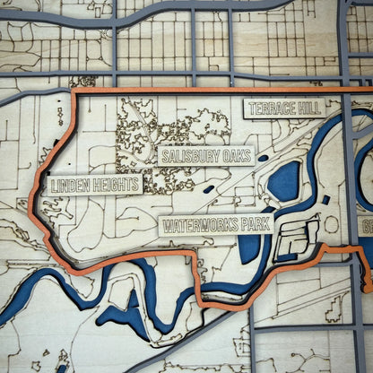 Des Moines IMT Half Marathon Course Map