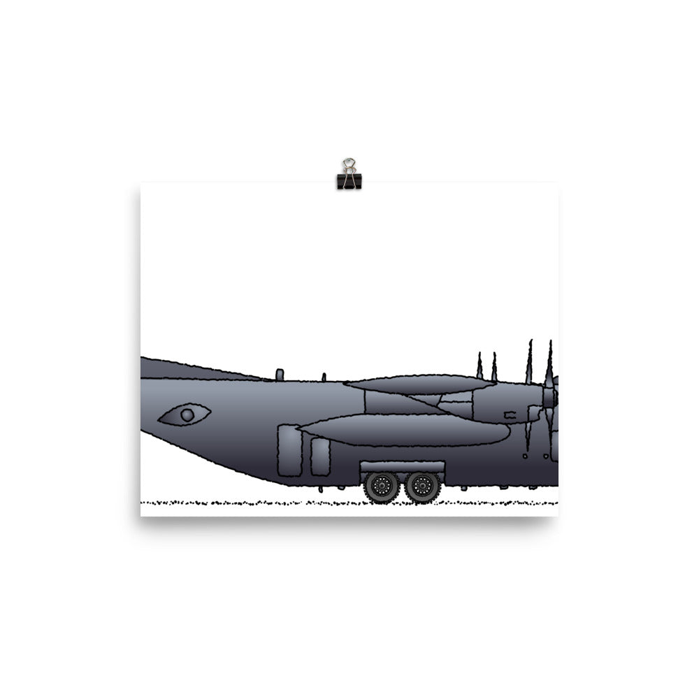 Set of 6 Military Aircraft Posters.