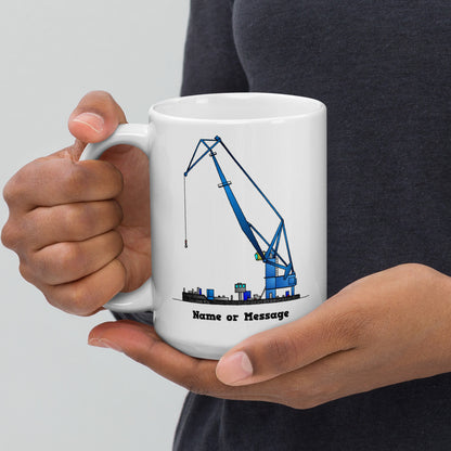 Floating Crane Mug