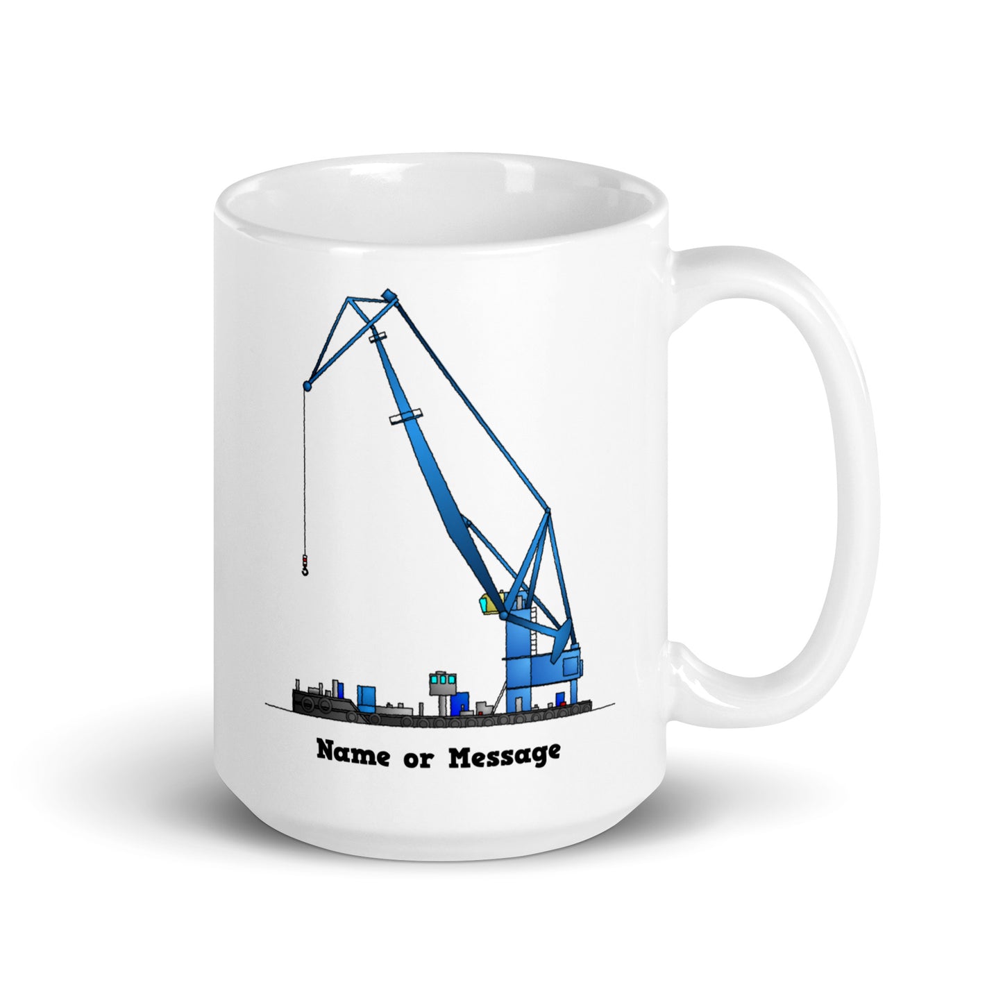 Floating Crane Mug