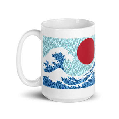 神奈川沖浪裏 - 北斎マグカップ