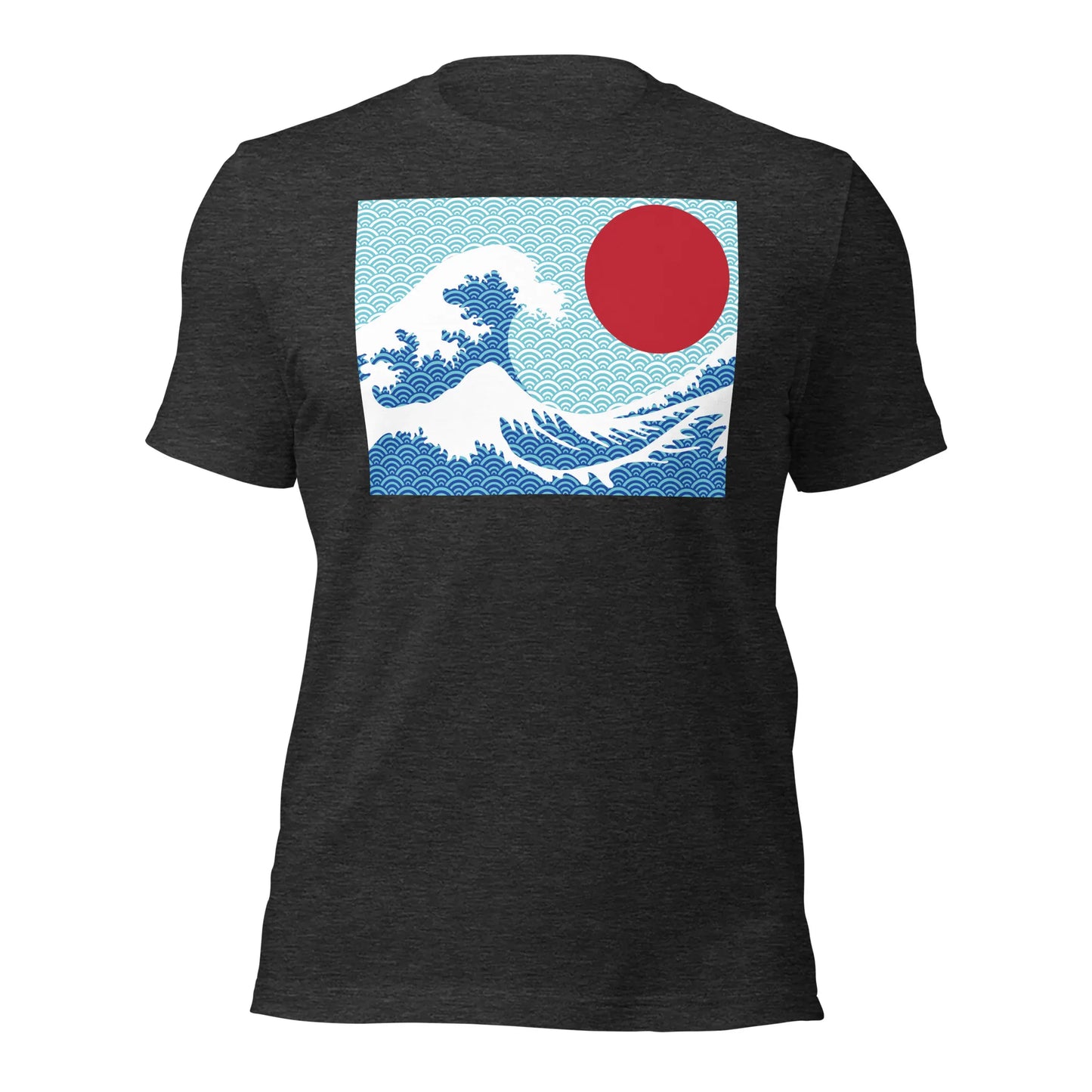 Great Wave with Red Sun Hokusai T-Shirt