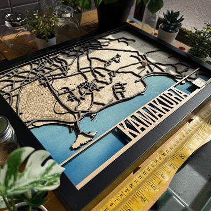 Kamakura to Enoshima - Layered Wood
