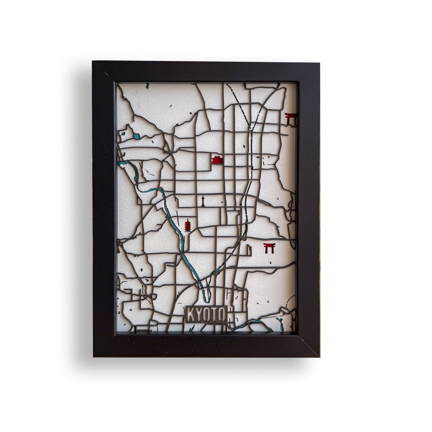 Kyoto Map – Mini Edition (13 × 18 cm)