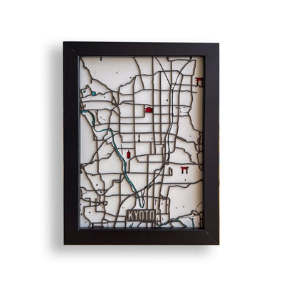 Kyoto Map – Mini Edition (13 × 18 cm)