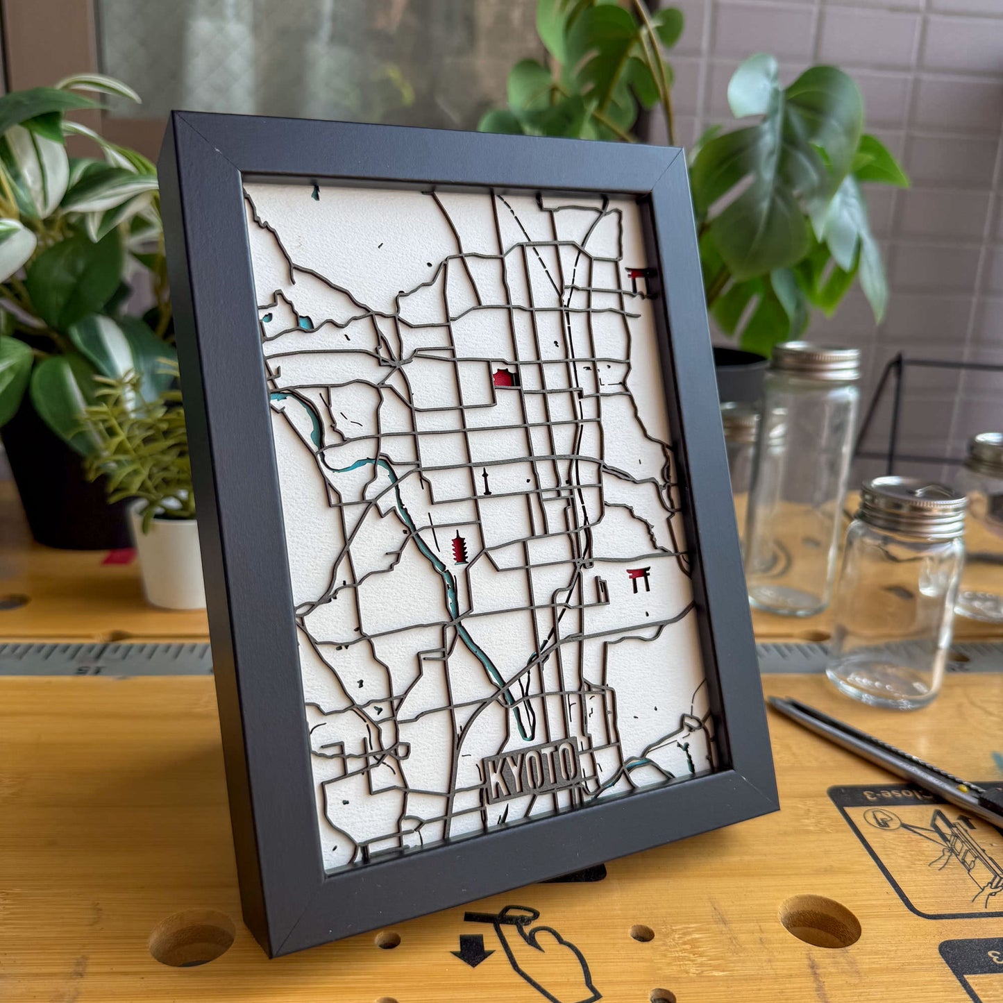 Kyoto Map – Mini Edition (13 × 18 cm)