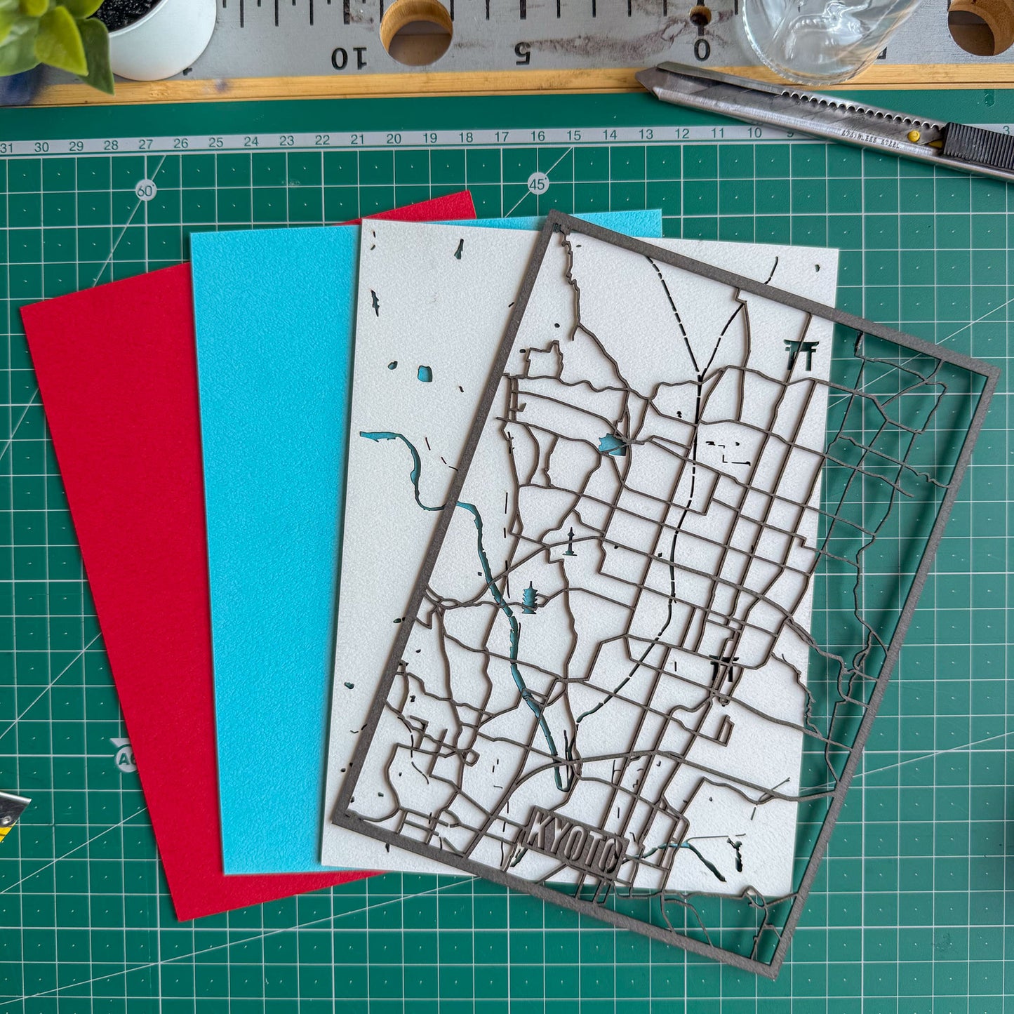 Kyoto Map – Mini Edition (13 × 18 cm)