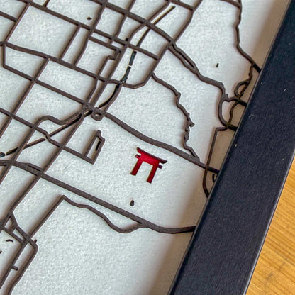 Kyoto Map – Mini Edition (13 × 18 cm)