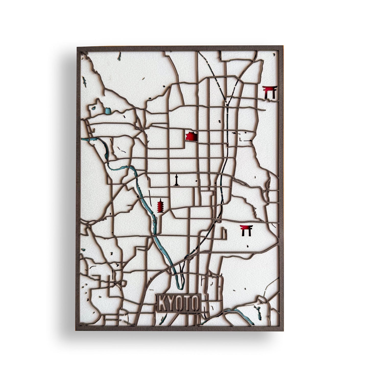 Kyoto Map – Mini Edition (13 × 18 cm)