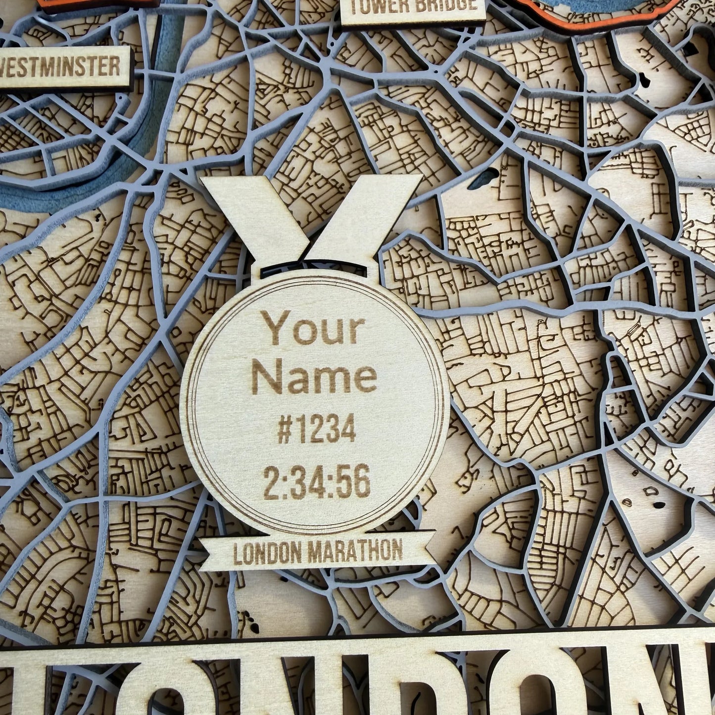 London Marathon Route Map