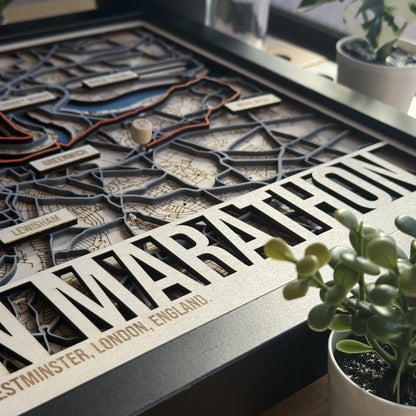 London Marathon Route Map