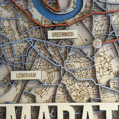 London Marathon Route Map