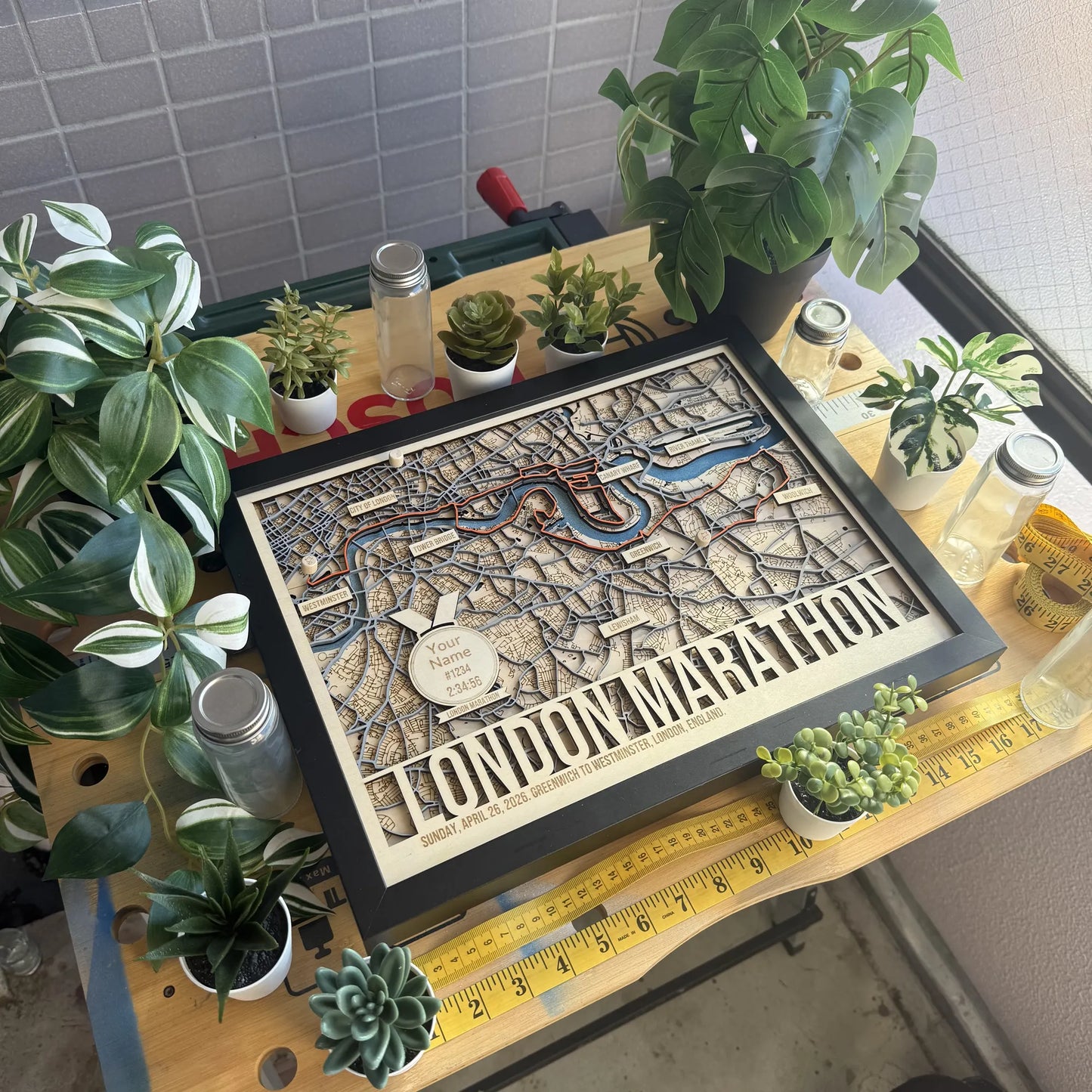 London Marathon Route Map