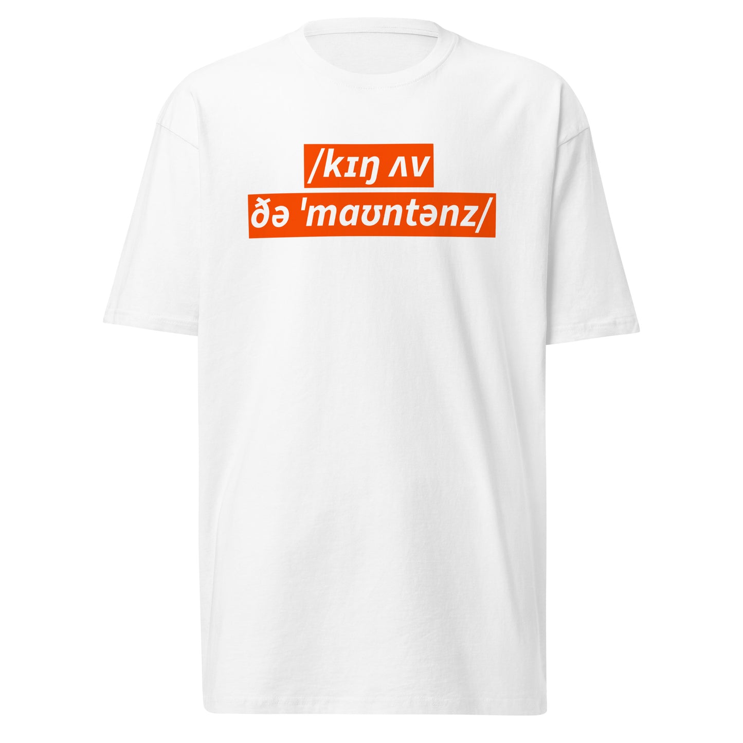 King Of The Mountains, Heavyweight T-Shirt, Men’s