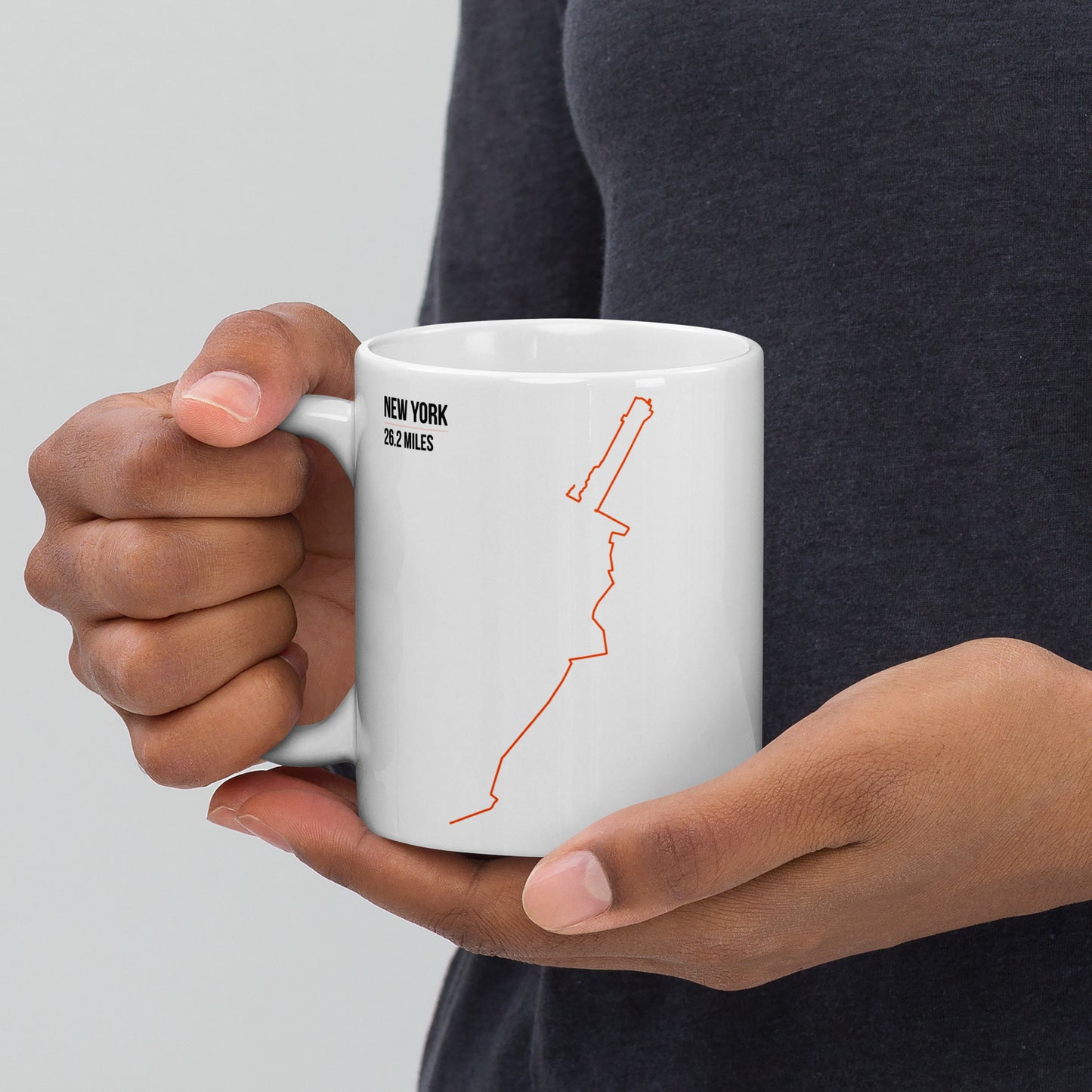 New York 26.2 Miles – Running Route Coffee Mug