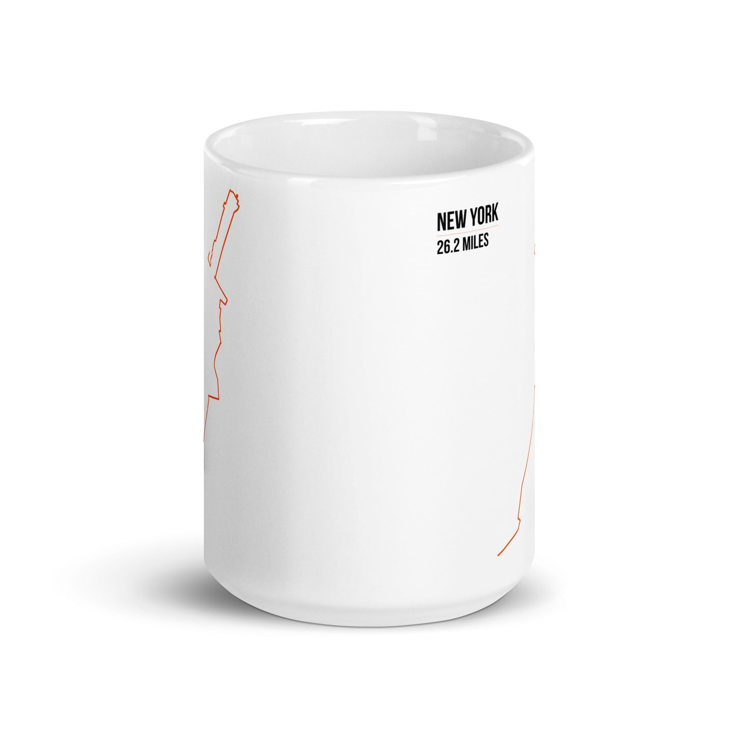 New York 26.2 Miles – Running Route Coffee Mug