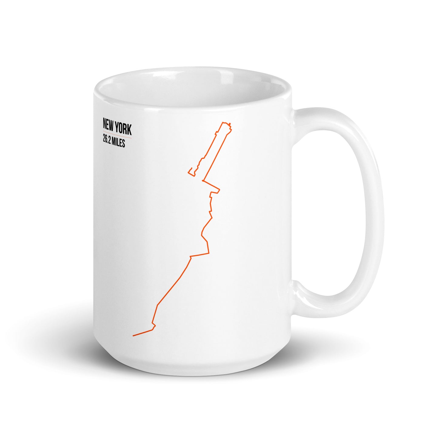 New York 26.2 Miles – Running Route Coffee Mug
