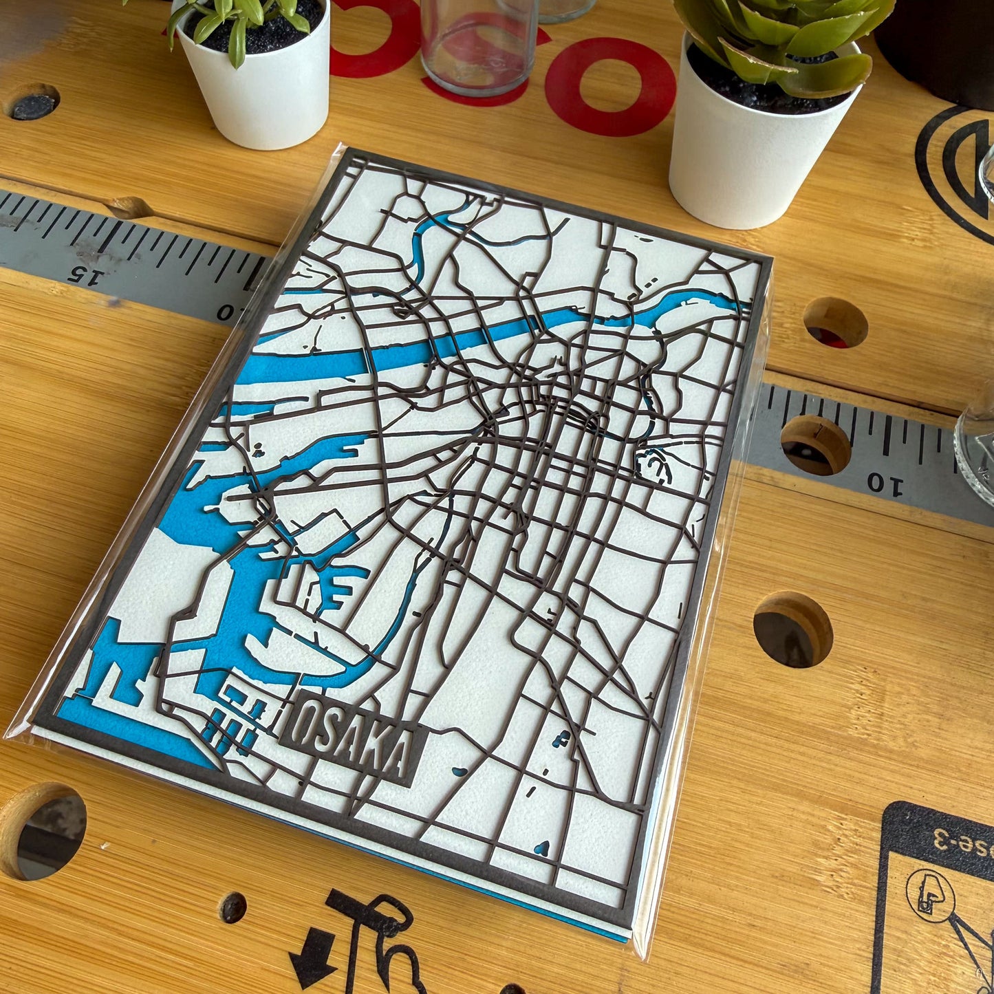 Osaka Map – Mini Edition (13 × 18 cm)