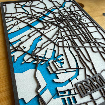 Osaka Map – Mini Edition (13 × 18 cm)