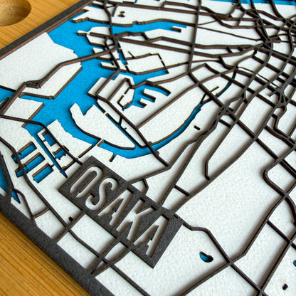 Osaka Map – Mini Edition (13 × 18 cm)