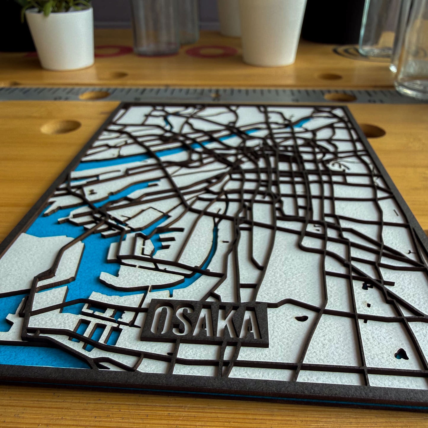 Osaka Map – Mini Edition (13 × 18 cm)