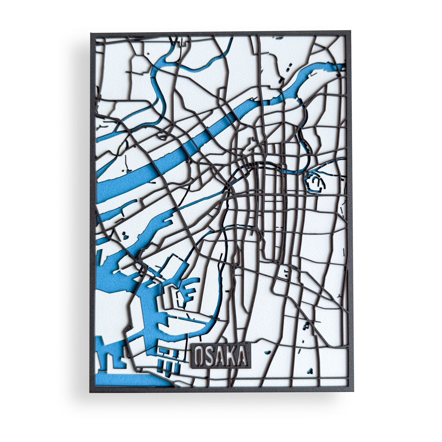 Osaka Map – Mini Edition (13 × 18 cm)