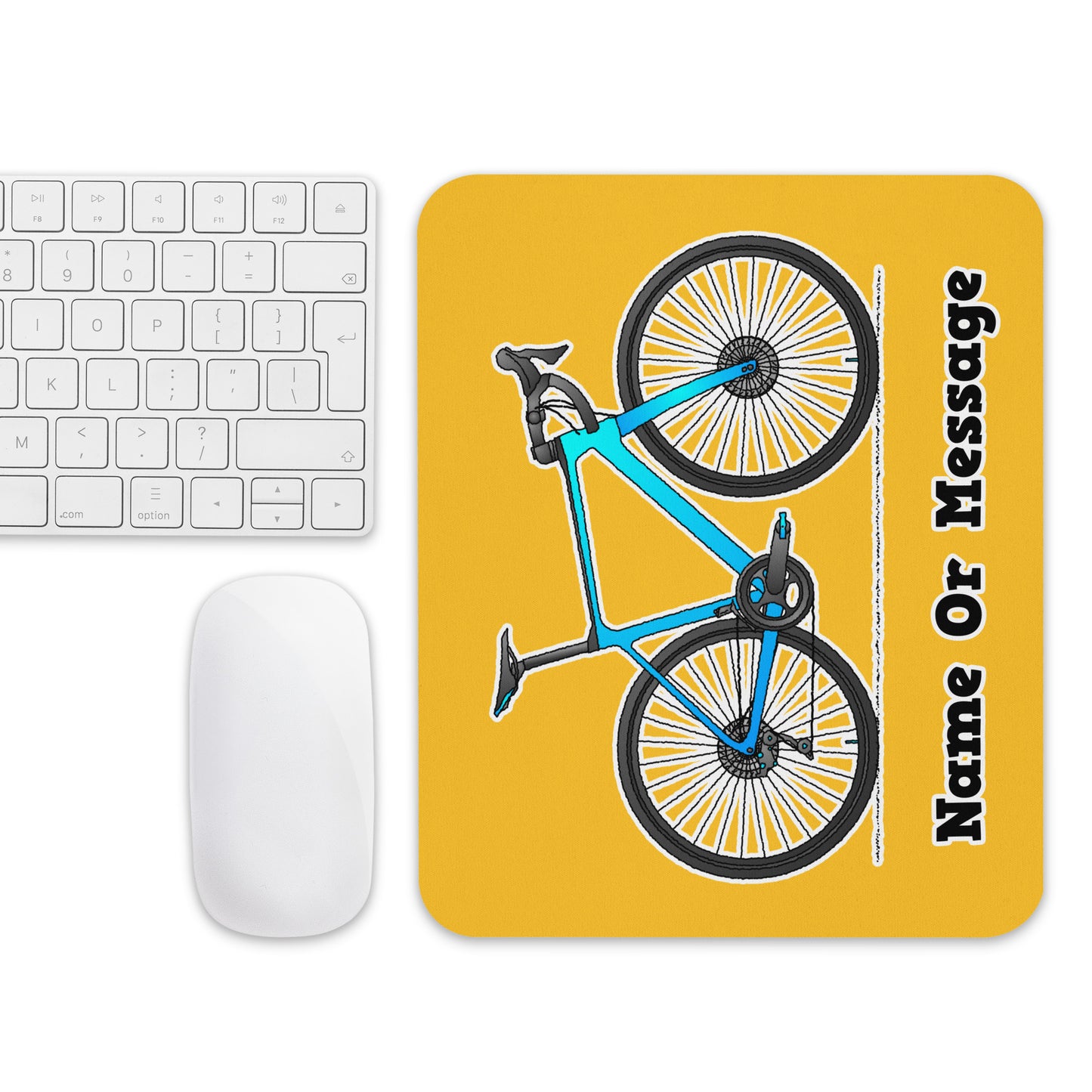 Bicycle Mouse Mat, Personalized