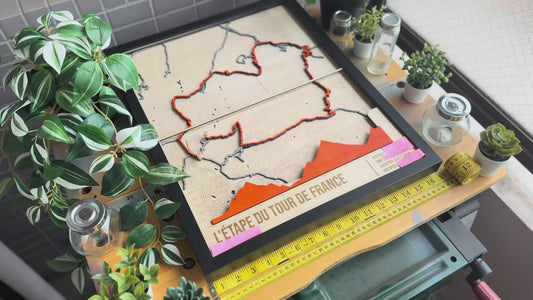 Custom Cycling Route Map