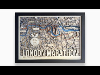 London Marathon Route Map
