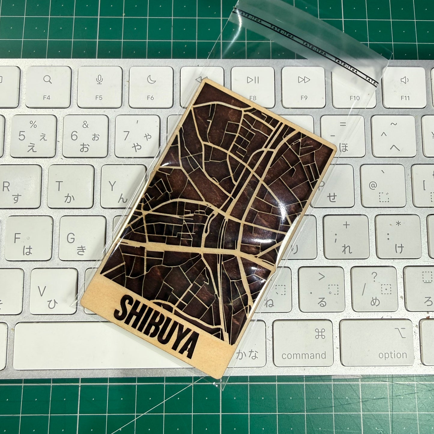 Shibuya Mini Map - Wood
