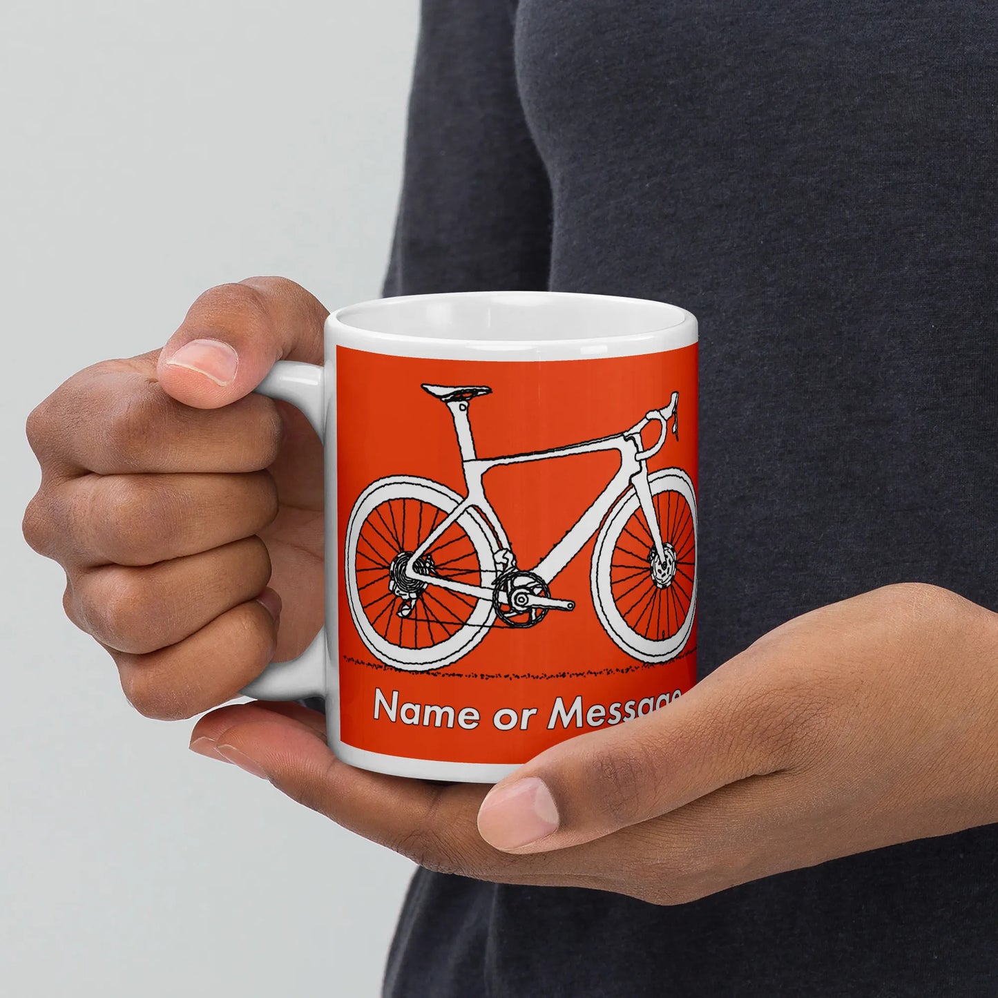 Sir Velo Bicycle Mug – Custom Cyclist Coffee Cup