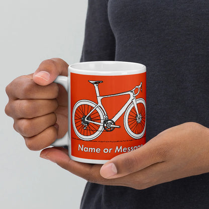 Sir Velo Bicycle Mug – Custom Cyclist Coffee Cup